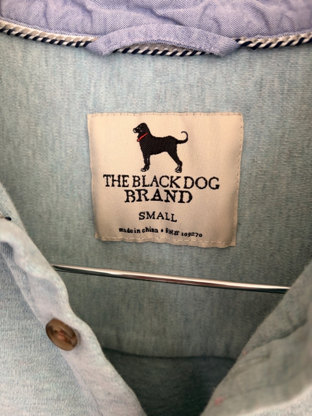 The Black Dog Light Blue Casual Button-Down Shirt - Picture 2 of 10